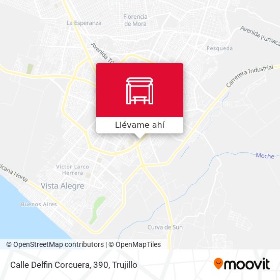 Mapa de Calle Delfin Corcuera, 390