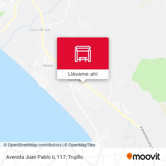 Mapa de Avenida Juan Pablo Ii, 117