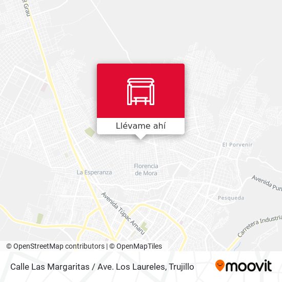 Mapa de Calle Las Margaritas / Ave. Los Laureles