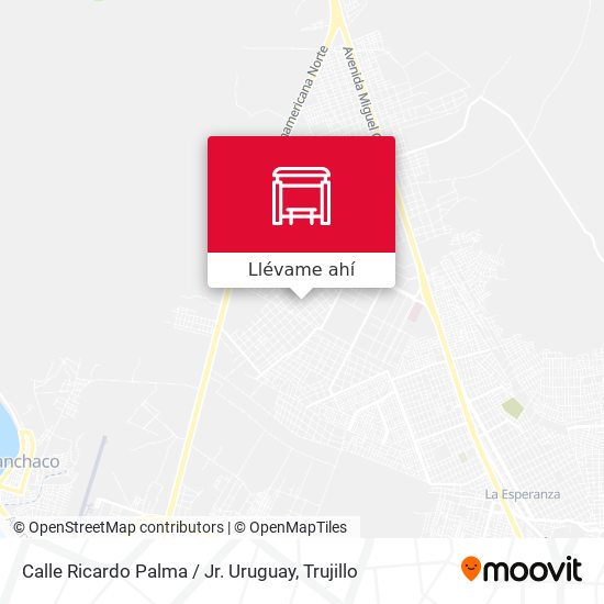 Mapa de Calle Ricardo Palma / Jr. Uruguay