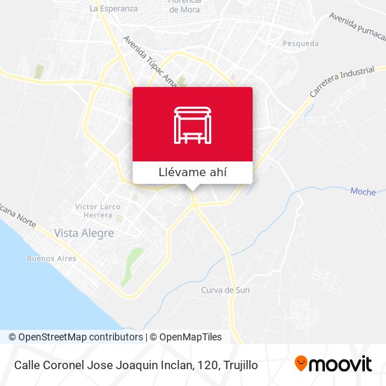 Mapa de Calle Coronel Jose Joaquin Inclan, 120
