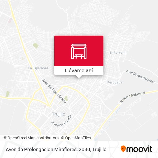 Mapa de Avenida Prolongación Miraflores, 2030
