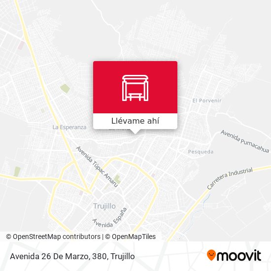 Mapa de Avenida 26 De Marzo, 380