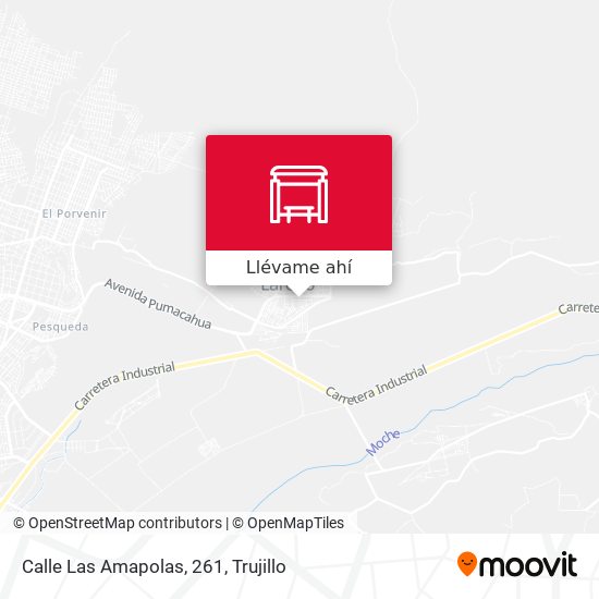 Mapa de Calle Las Amapolas, 261