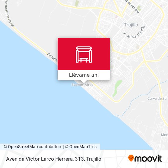 Mapa de Avenida Víctor Larco Herrera, 313