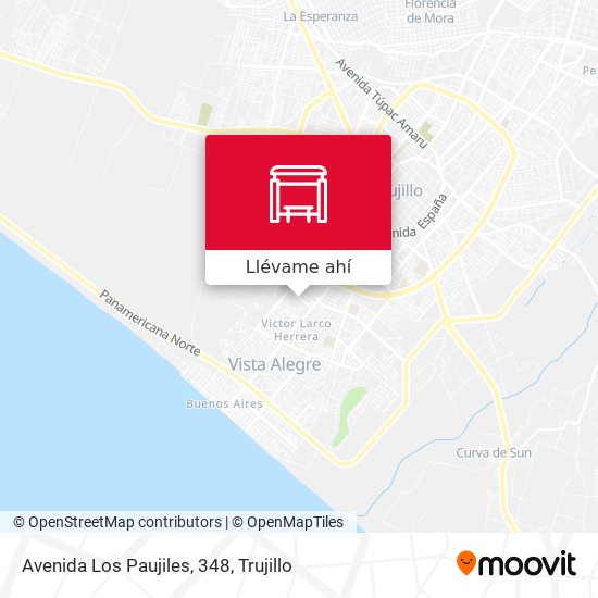 Mapa de Avenida Los Paujiles, 348