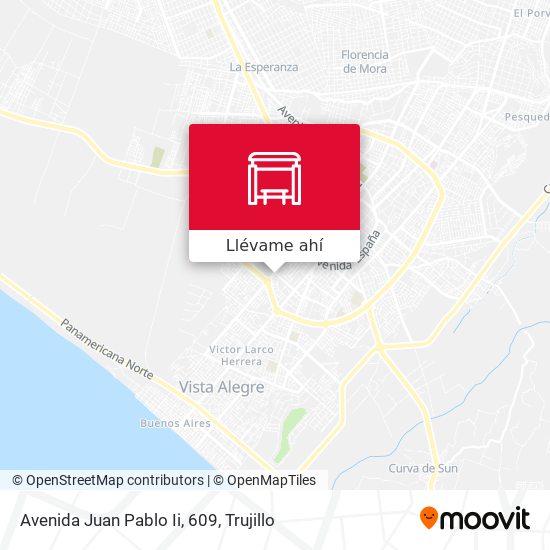 Mapa de Avenida Juan Pablo Ii, 609