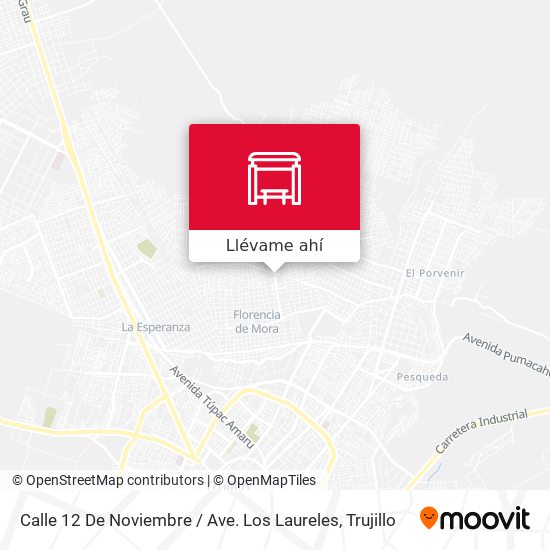 Mapa de Calle 12 De Noviembre / Ave. Los Laureles