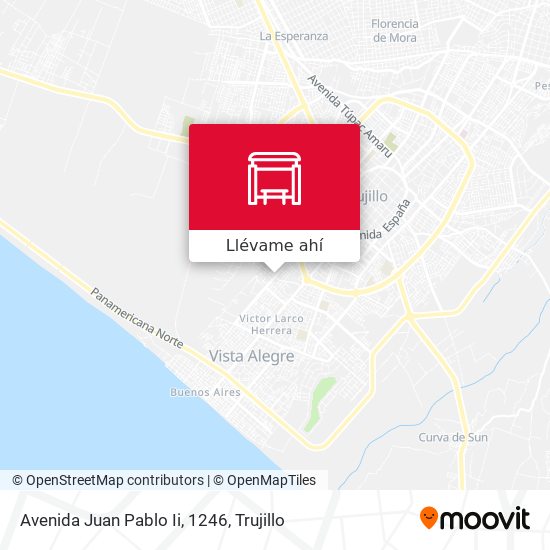 Mapa de Avenida Juan Pablo Ii, 1246