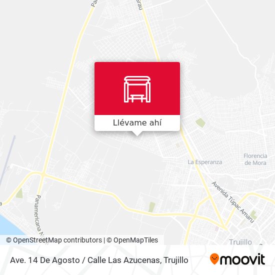 Mapa de Ave. 14 De Agosto / Calle Las Azucenas
