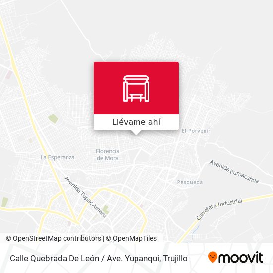 Mapa de Calle Quebrada De León / Ave. Yupanqui