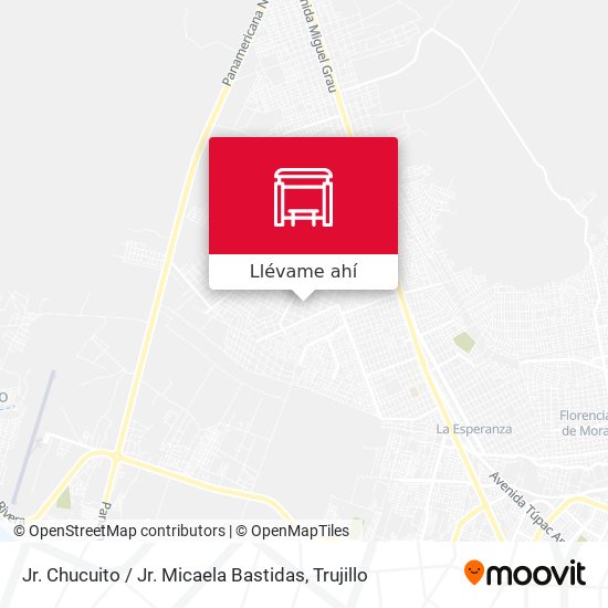 Mapa de Jr. Chucuito / Jr. Micaela Bastidas