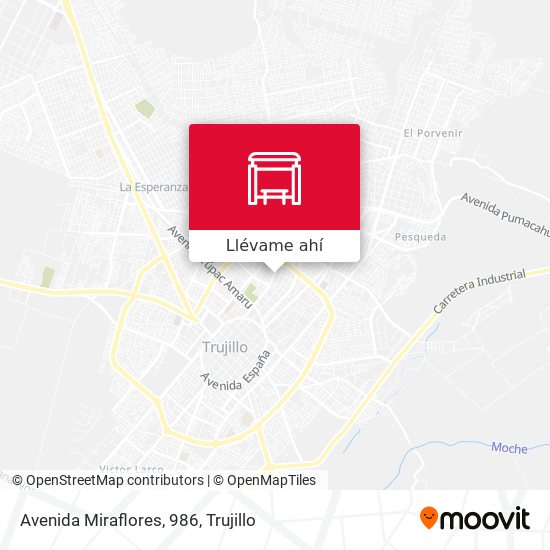 Mapa de Avenida Miraflores, 986