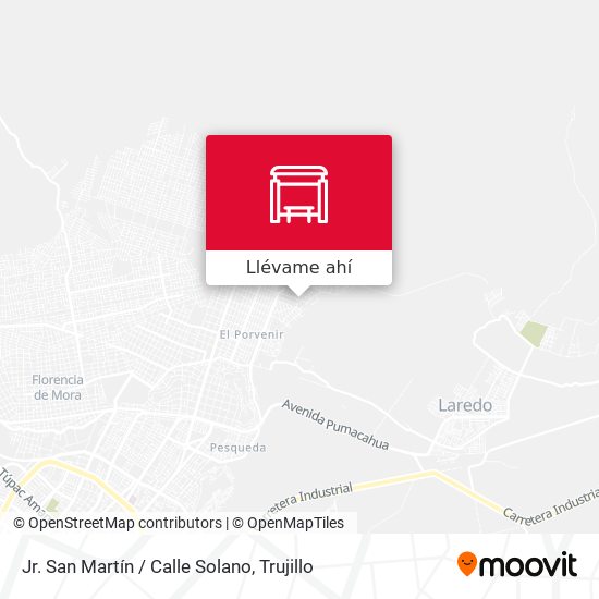 Mapa de Jr. San Martín / Calle Solano