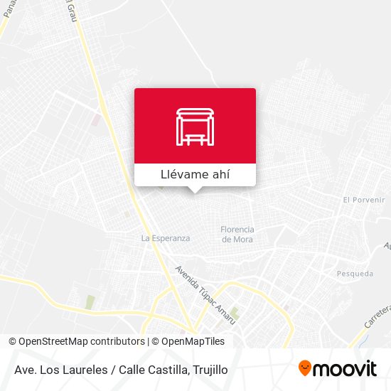 Mapa de Ave. Los Laureles / Calle Castilla
