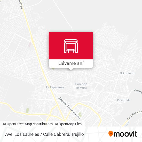 Mapa de Ave. Los Laureles / Calle Cabrera