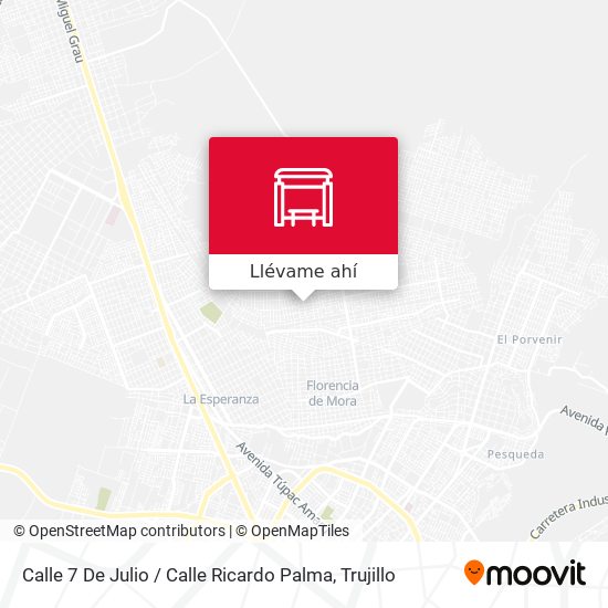 Mapa de Calle 7 De Julio / Calle Ricardo Palma