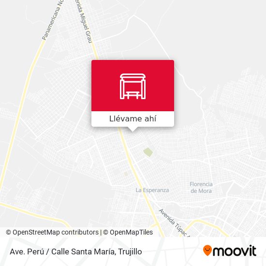 Mapa de Ave. Perú / Calle Santa María
