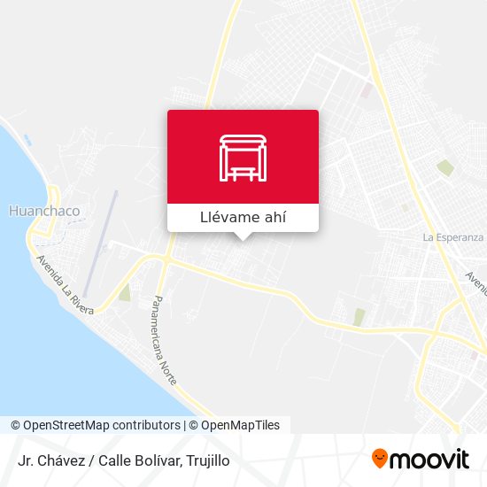 Mapa de Jr. Chávez / Calle Bolívar