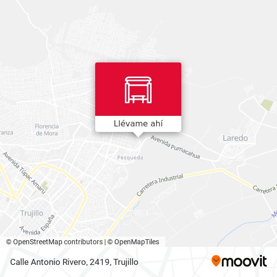 Mapa de Calle Antonio Rivero, 2419