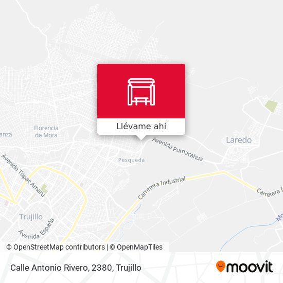 Mapa de Calle Antonio Rivero, 2380