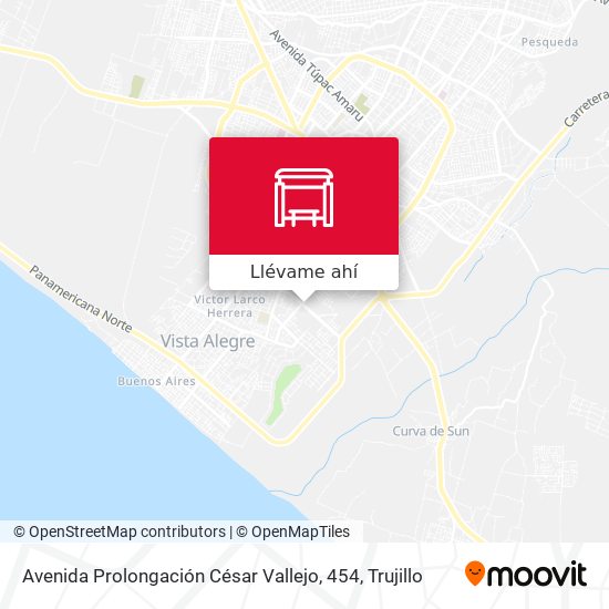 Mapa de Avenida Prolongación César Vallejo, 454