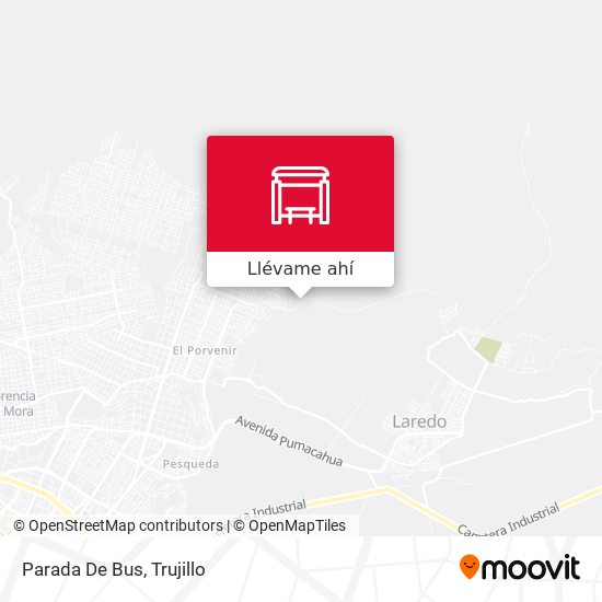 Mapa de Parada De Bus