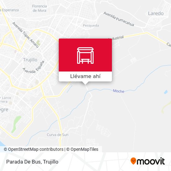 Mapa de Parada De Bus