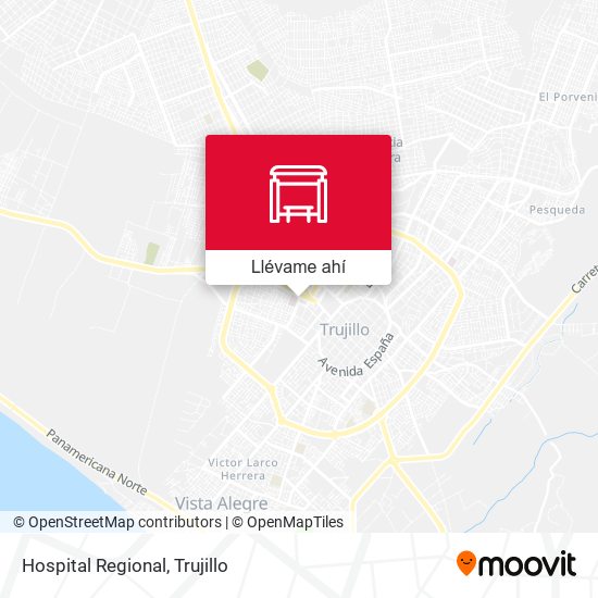 Mapa de Hospital Regional