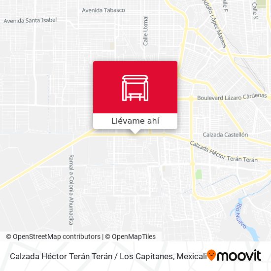 Mapa de Calzada Héctor Terán Terán / Los Capitanes