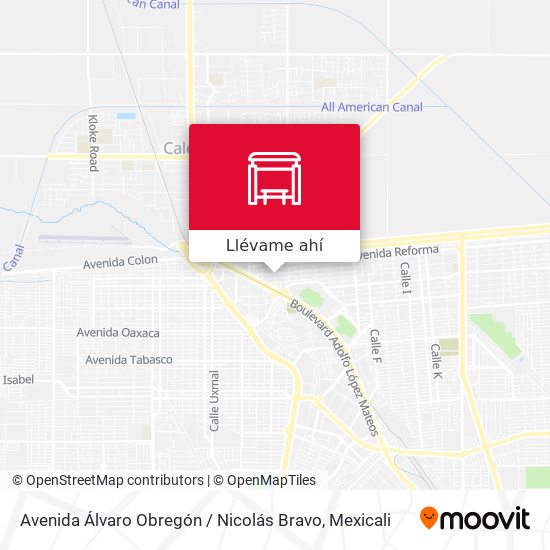 Mapa de Avenida Álvaro Obregón / Nicolás Bravo