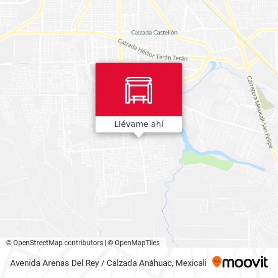 Mapa de Avenida Arenas Del Rey / Calzada Anáhuac