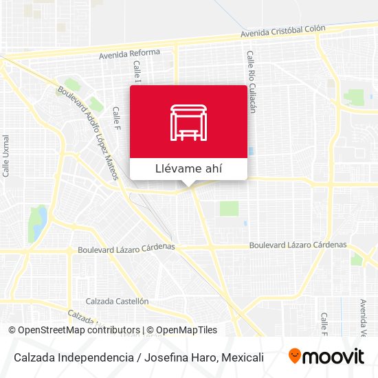 Mapa de Calzada Independencia / Josefina Haro