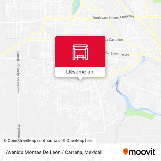 Mapa de Avenida Montes De León / Carreña