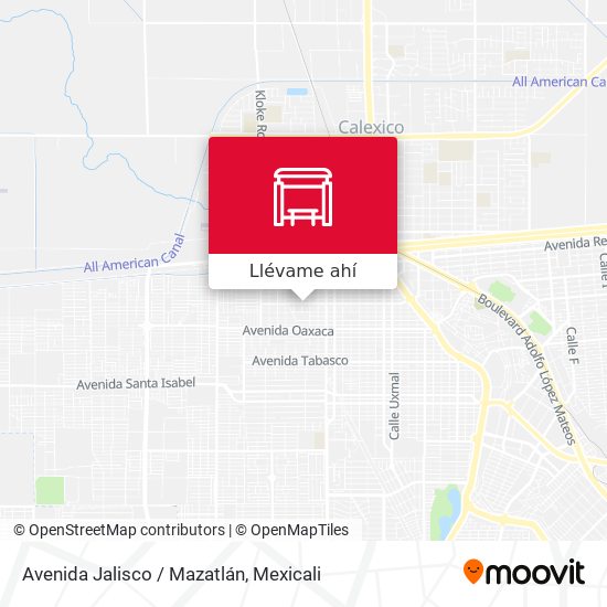 Mapa de Avenida Jalisco / Mazatlán