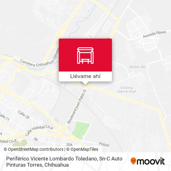 Mapa de Periférico Vicente Lombardo Toledano, Sn-C Auto Pinturas Torres