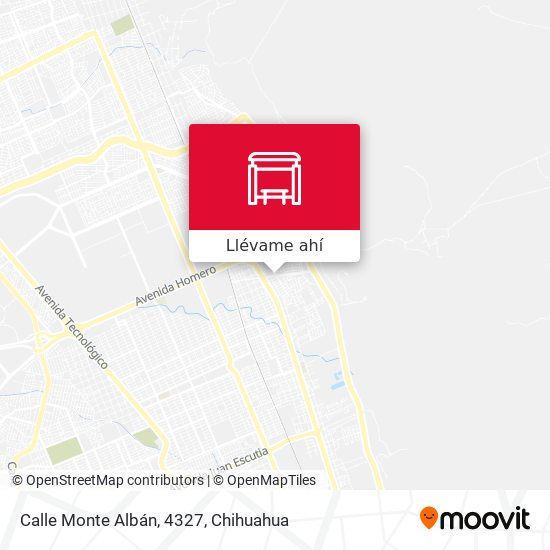 Mapa de Calle Monte Albán, 4327