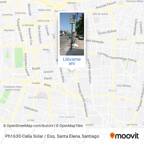 Mapa de Ph1630-Celia Solar / Esq. Santa Elena