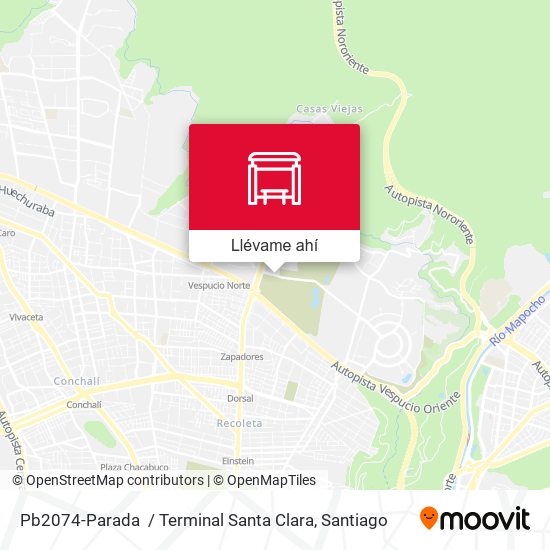 Mapa de Pb2074-Parada  / Terminal Santa Clara