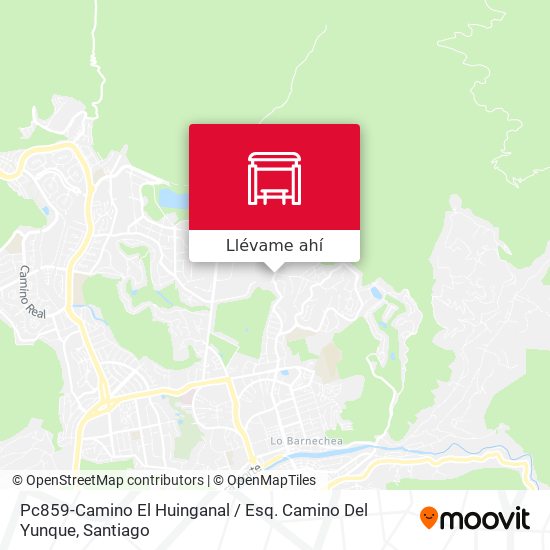 Mapa de Pc859-Camino El Huinganal / Esq. Camino Del Yunque