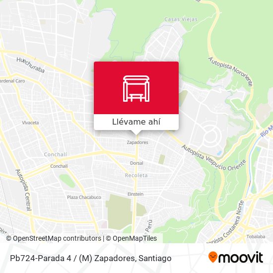 Mapa de Pb724-Parada 4 / (M) Zapadores