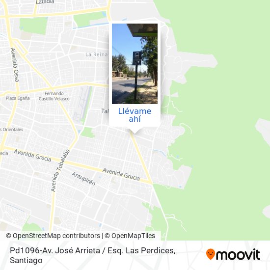 Mapa de Pd1096-Av. José Arrieta / Esq. Las Perdices