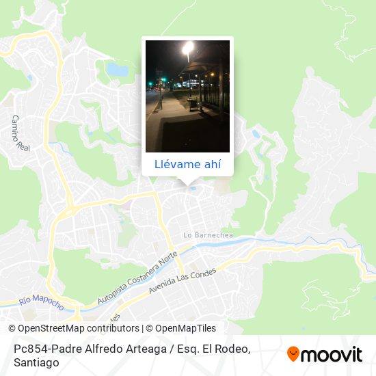 Mapa de Pc854-Padre Alfredo Arteaga / Esq. El Rodeo