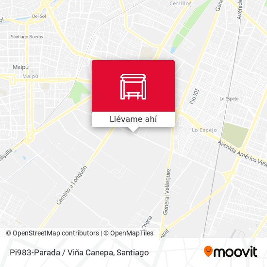 Mapa de Pi983-Parada / Viña Canepa