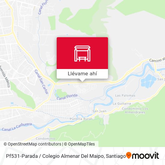 Mapa de Pf531-Parada / Colegio Almenar Del Maipo