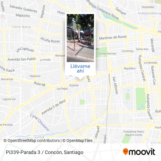 Mapa de Pi339-Parada 3 / Concón