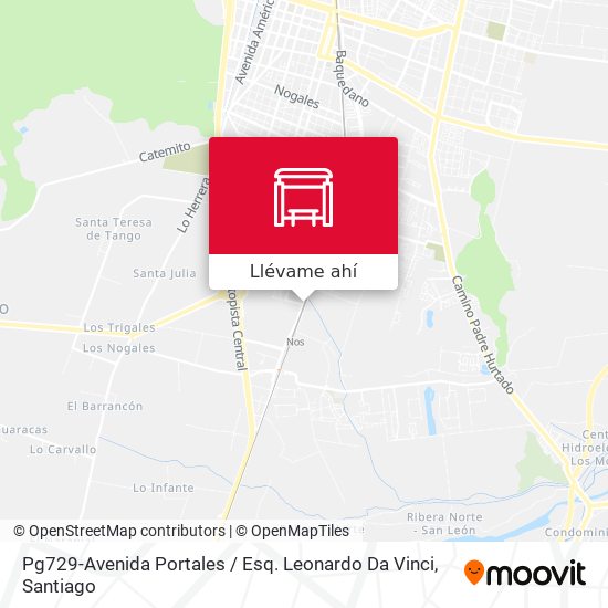 Mapa de Pg729-Avenida Portales / Esq. Leonardo Da Vinci