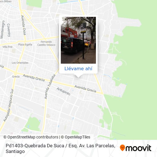Mapa de Pd1403-Quebrada De Suca / Esq. Av. Las Parcelas