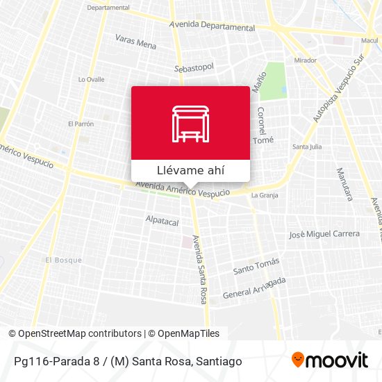 Mapa de Pg116-Parada 8 / (M) Santa Rosa