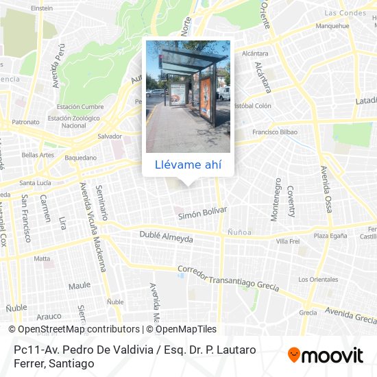 Mapa de Pc11-Av. Pedro De Valdivia / Esq. Dr. P. Lautaro Ferrer